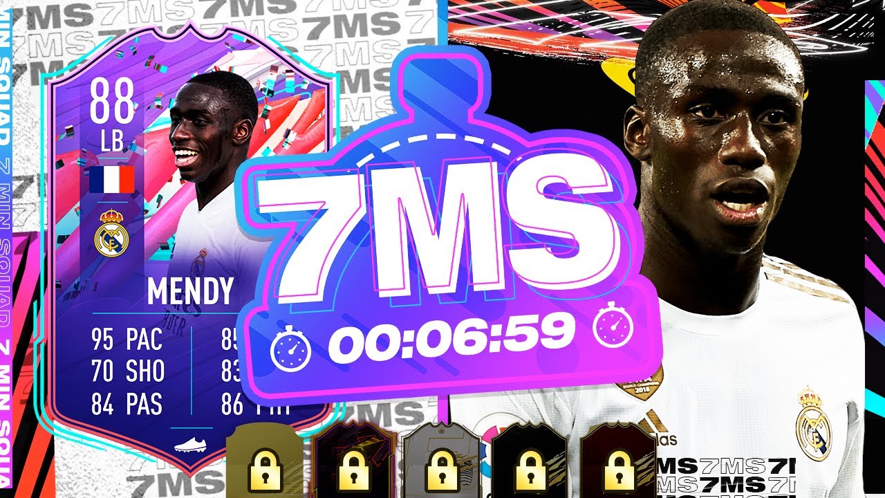 1M COINS 88 FUT BIRTHDAY FERLAND MENDY VS AJ3 7 MINUTE SQUAD BUILDER!! - FIFA 21 ULTIMATE TEAM