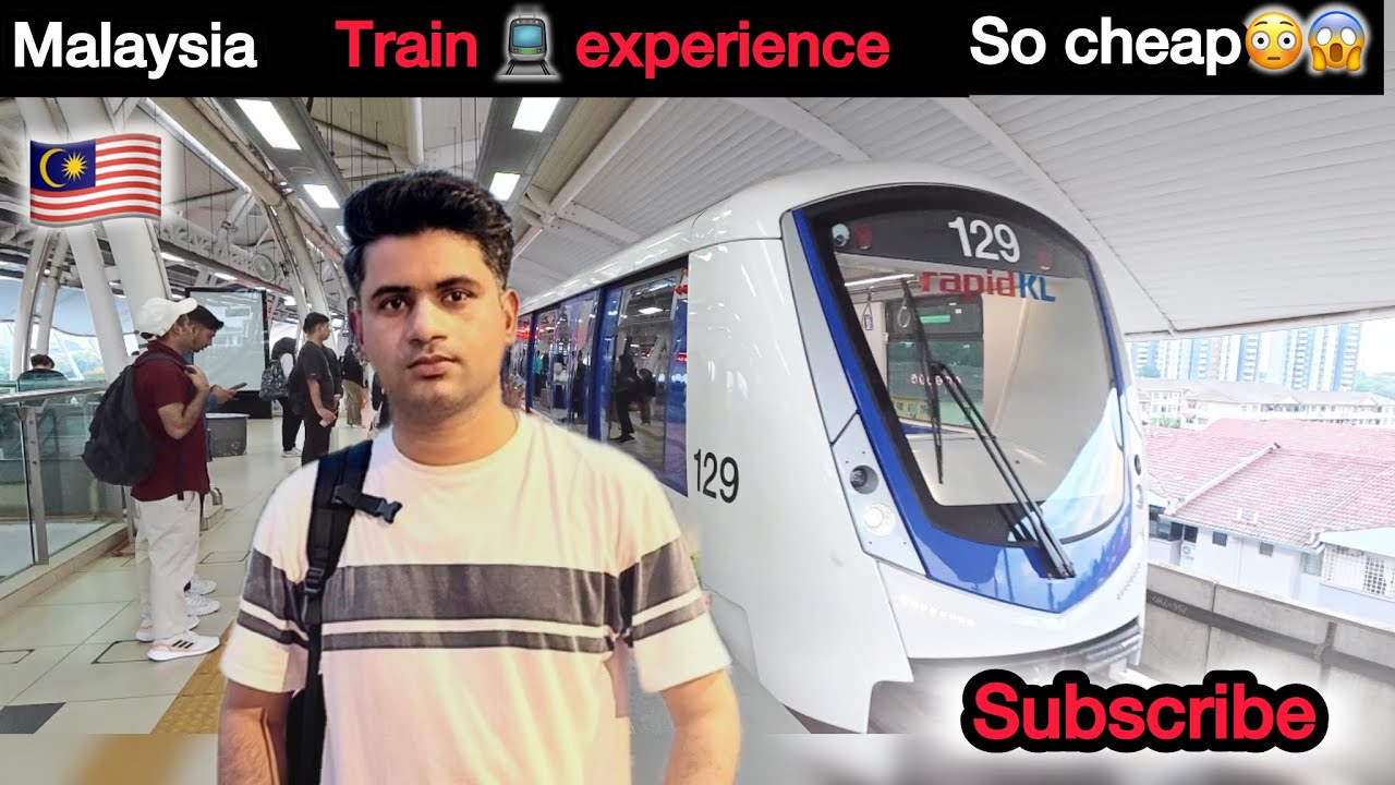 Train Ride in Kuala Lumpur Cheap, Fast & Smooth Journey 🇲🇾😲 🚝