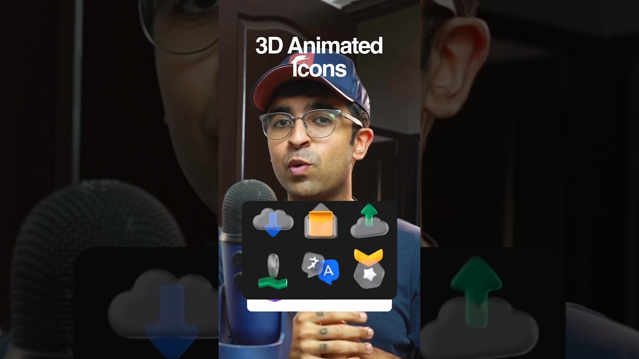3D Animated Icons For Your Projects! #design #3d #uidesign
