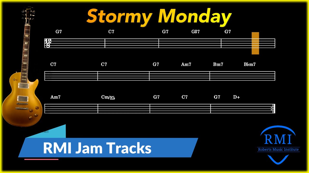 Stormy Monday Jam Track (Slower Tempo)