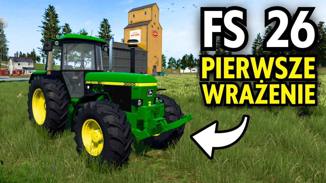 ZAGRAŁEM W NOWEGO FARMINGA 🌻 Farming Simulator 26 - pierwsze wrażenie