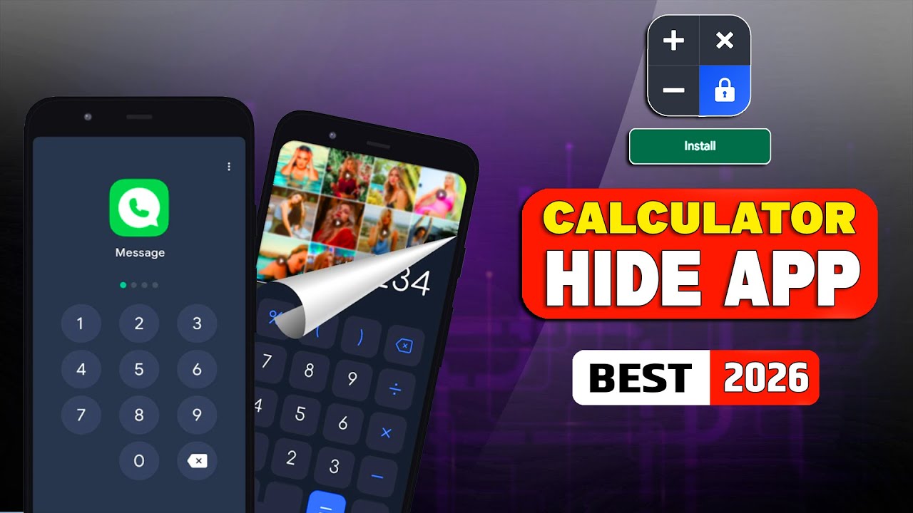 Best CALCULATOR Hide App 2026 🔏 Calculator me APP HIDE Kaise Kare