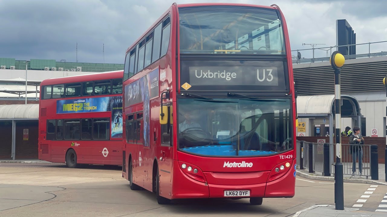 Shabby FRV - TFL Bus Route U3: Heathrow Central - Uxbridge | TE1429 / LK62 DYF - Metroline!!