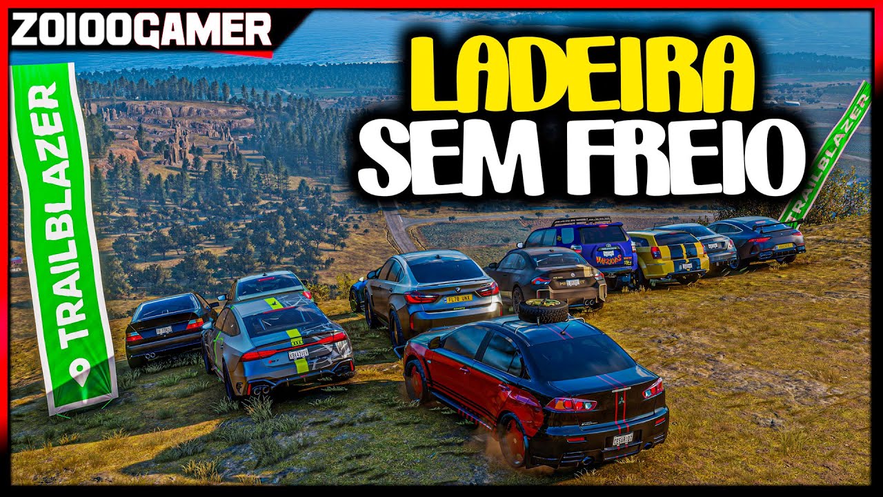 LADEIRA SEM FREIO DA SUJEIRA VALENDO TUDO - FORZA HORIZON 5