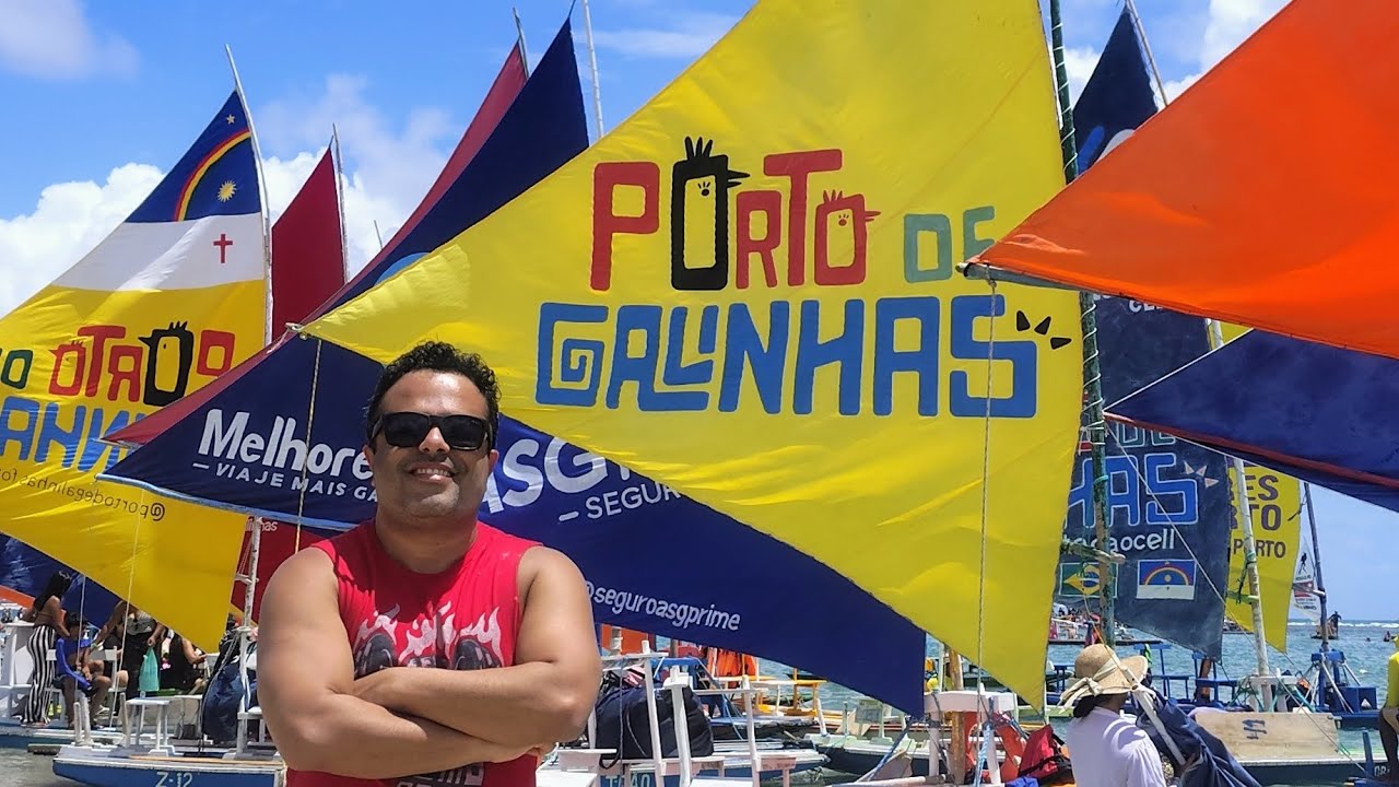 Conhecendo o mar de Porto de Galinhas #travel #turismo #viagens #férias 