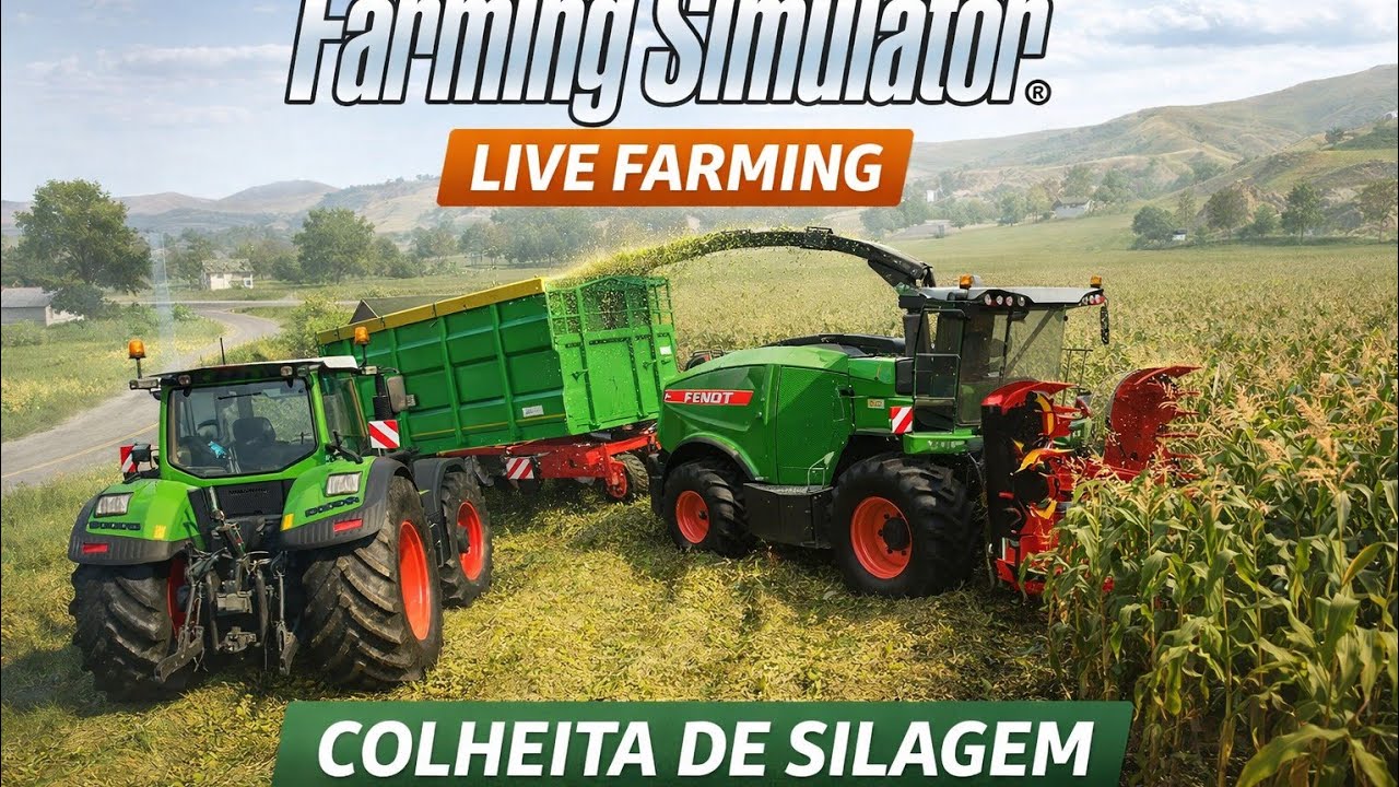 Live farming simulator bora pra #colheitadesilagem🤠💪🌾🚜