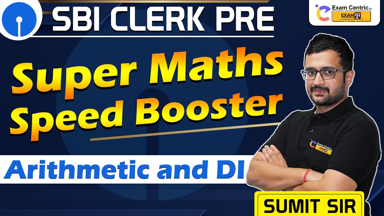 Arithmetic and DI | Data Interpretation | SBI Clerk Prelims 2021 | Maths Speed Booster | Sumit Sir