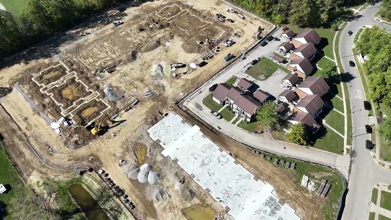 Havens Edge Subdivision – Forest Green | Aerial Construction Progress | Columbus Ohio | Week 12