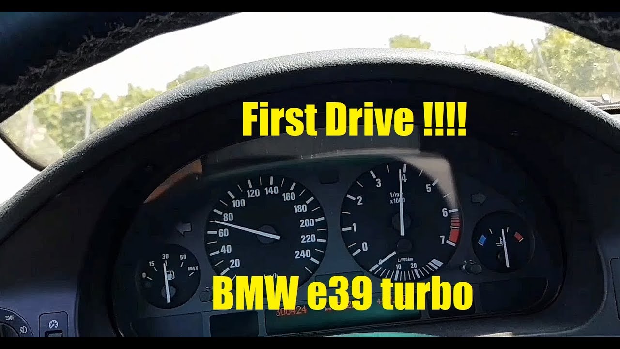 BMW E39, двигатель M54, турбо, установка P10