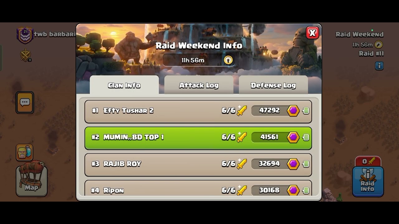 ⚔️ SOB DISTRICT EASY CLEAR | CAPITAL RAID ATTACK BANGLA all district attack  coc