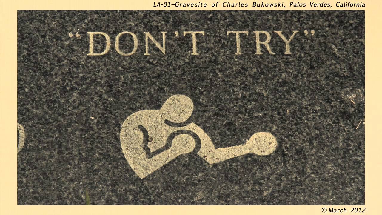 A Postcard from Charles Bukowski's Grave