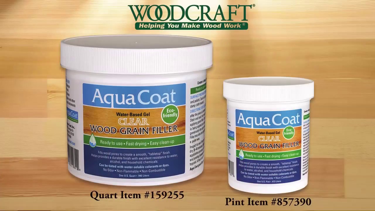Наполнитель Aqua Coat Grain Filler — представлен компанией Woodcraft