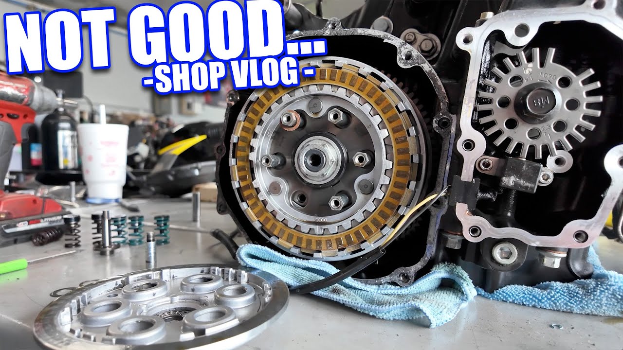 I Found Glitter In This ZX-14R Engine... - Shop Vlog