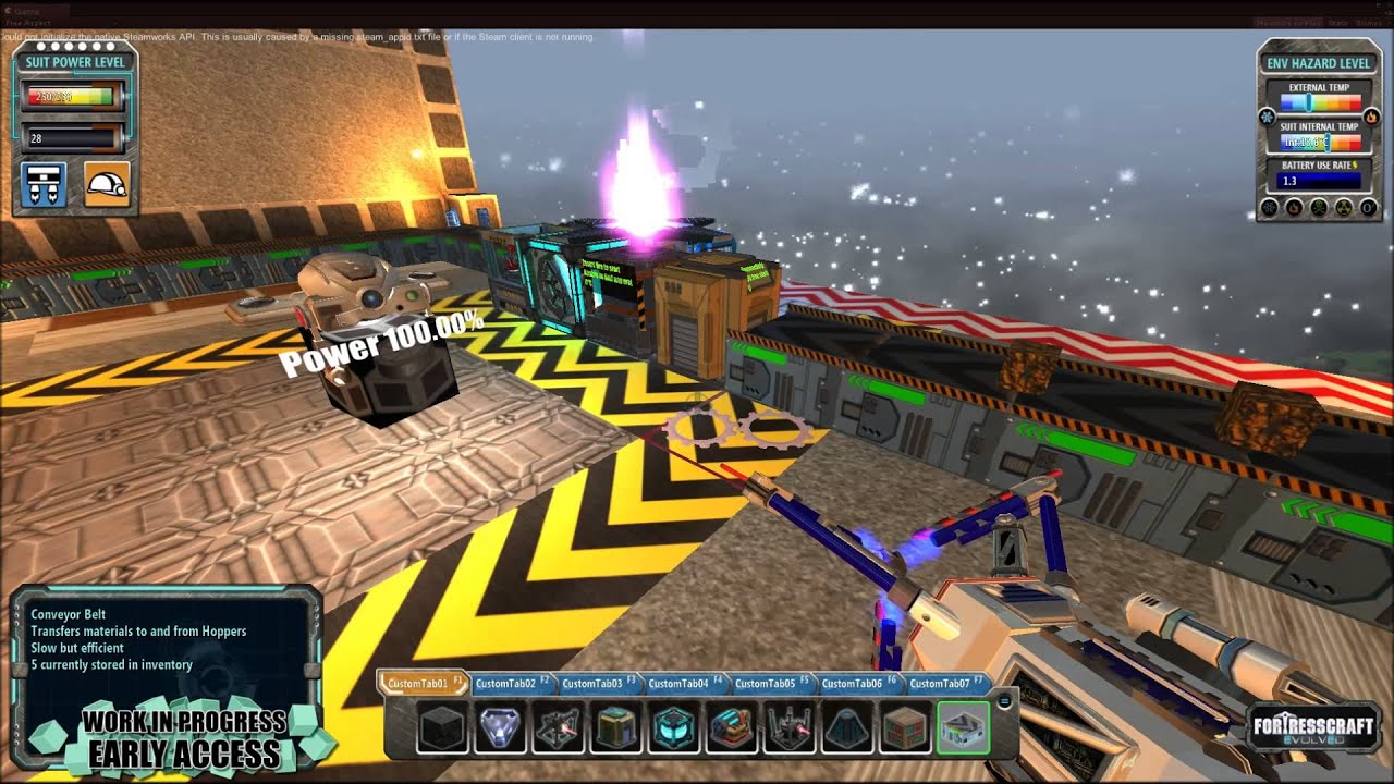 FortressCraft Evolved Tutorial #5   Automating Power Generation and Smelting