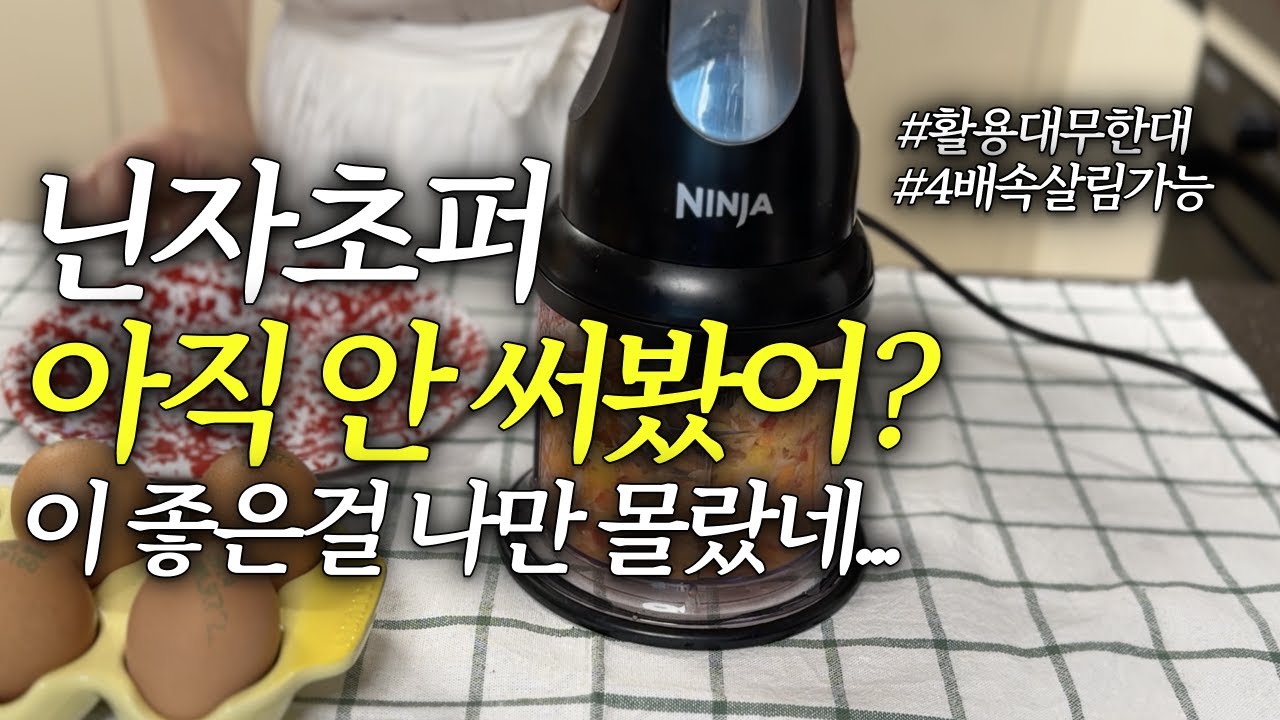 유명한덴 이유가 있어요! 돈값 제대로 하는 미국 1위 주방템,닌자초퍼 280% 활용법,”얼마나 좋은지 확인하고 가세요”