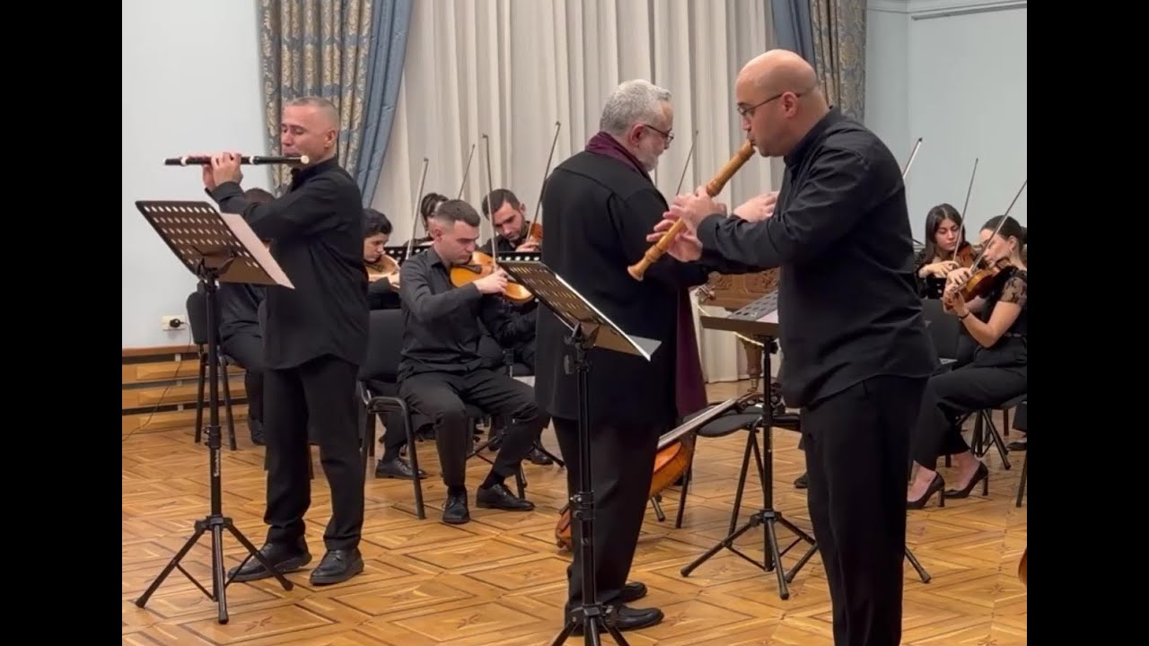 Telemann. Concerto for Flute and Recorder  e-minor