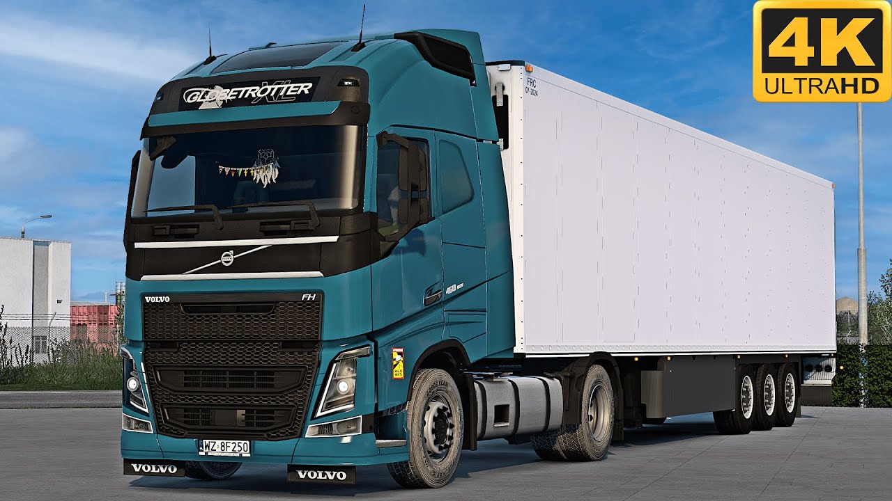 4K | ETS2 1.45 | Promods | Volvo FH13 460 | Erfurt 🇩🇪 󠁧󠁢󠁳󠁣 - Burg auf Fehmarn 🇩🇪