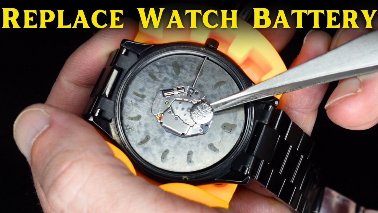 How to EASILY Replace a Watch Battery at Home Using Simple Tools