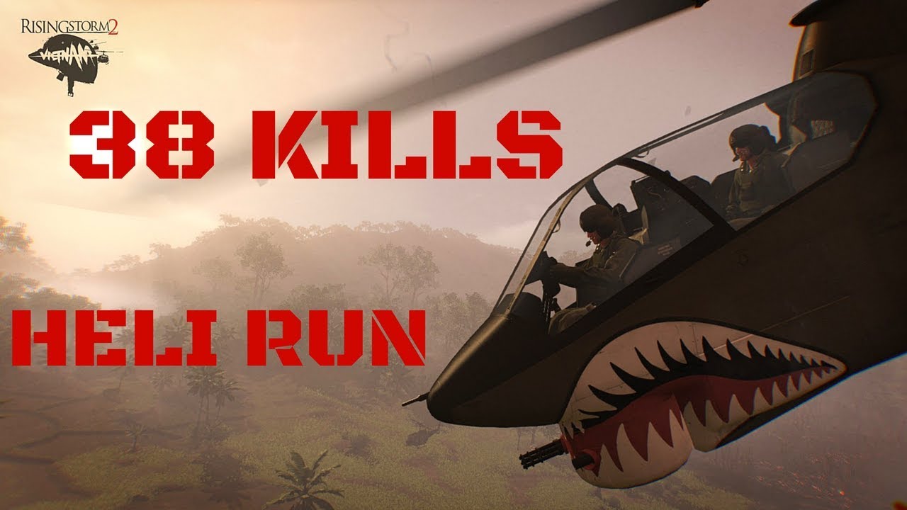RISING STORM 2 VIETNAM UNCUT helicopter gameplay 38 KILLS Cobra (no commentary)