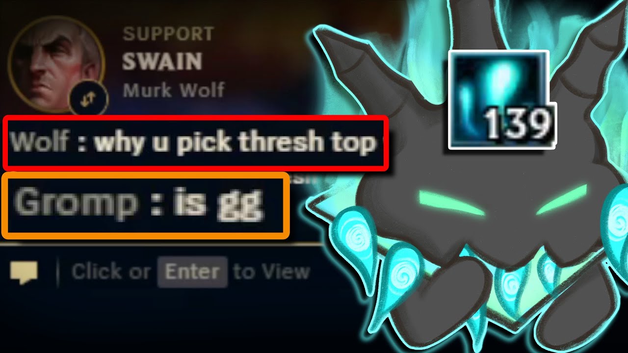 They Questioned Thresh Top till I Started Eating Souls