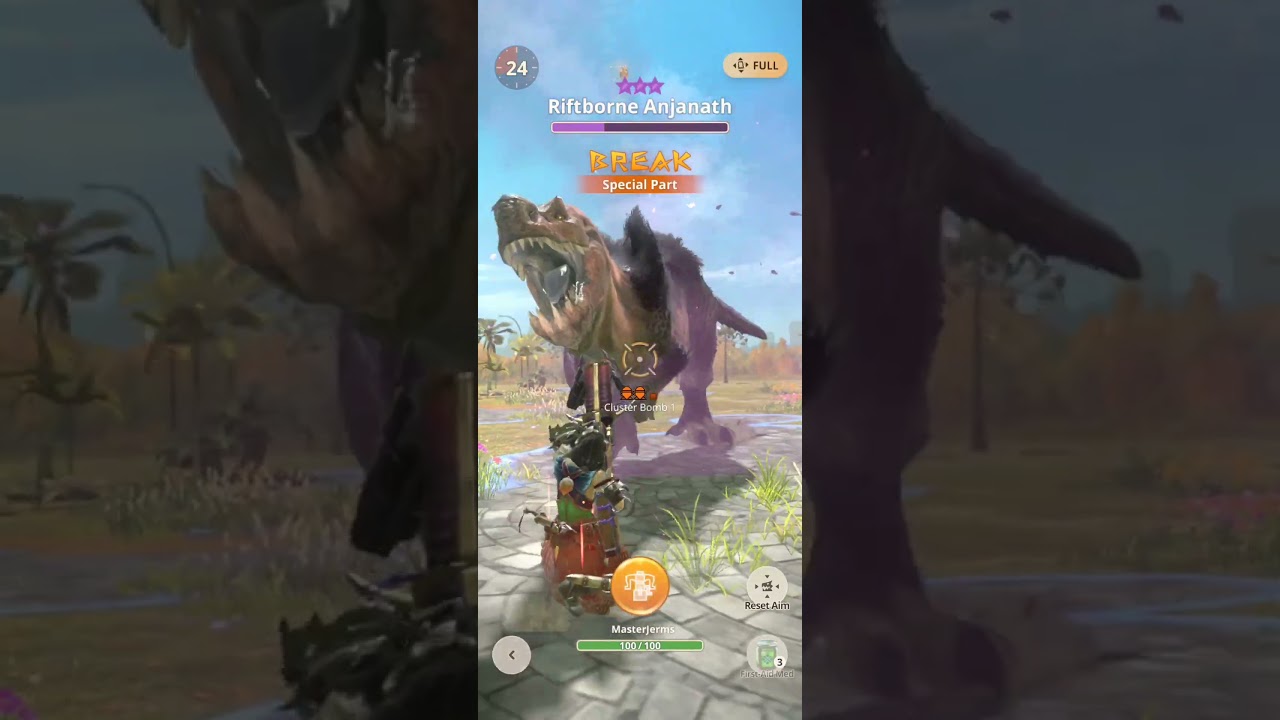 Raw HBG Build vs 8⭐ Riftborne Anjanath | MH Now Gameplay