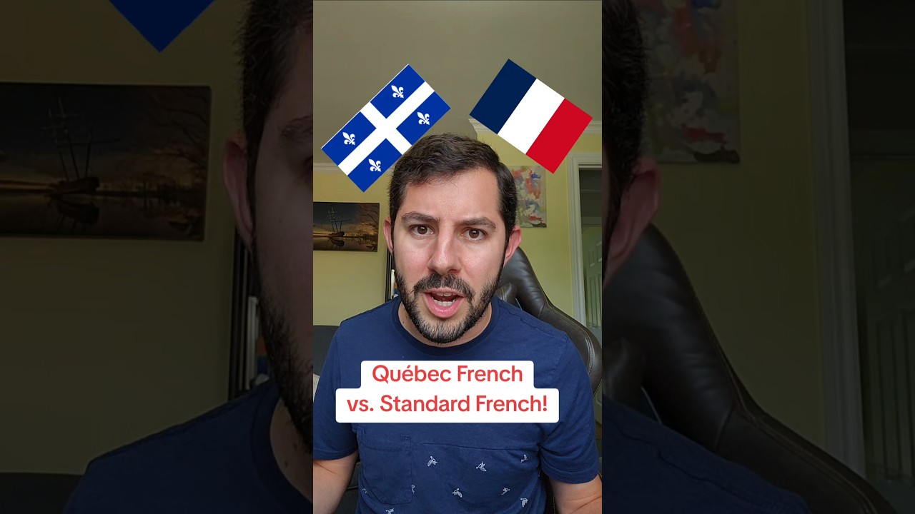 Quebec French vs. Standard French! #French #Quebec #Languages #linguistics