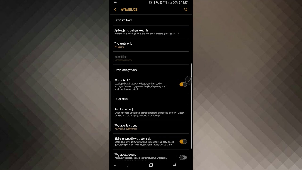 Samsung Galaxy Note 8 Edge Lighting style