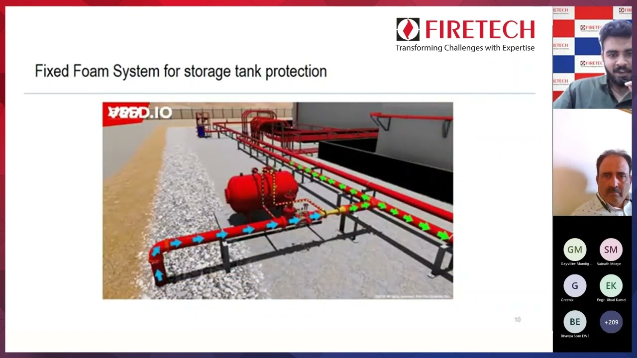FIRETECH | Webinar on FIXED FOAM SYSTEM | 2023