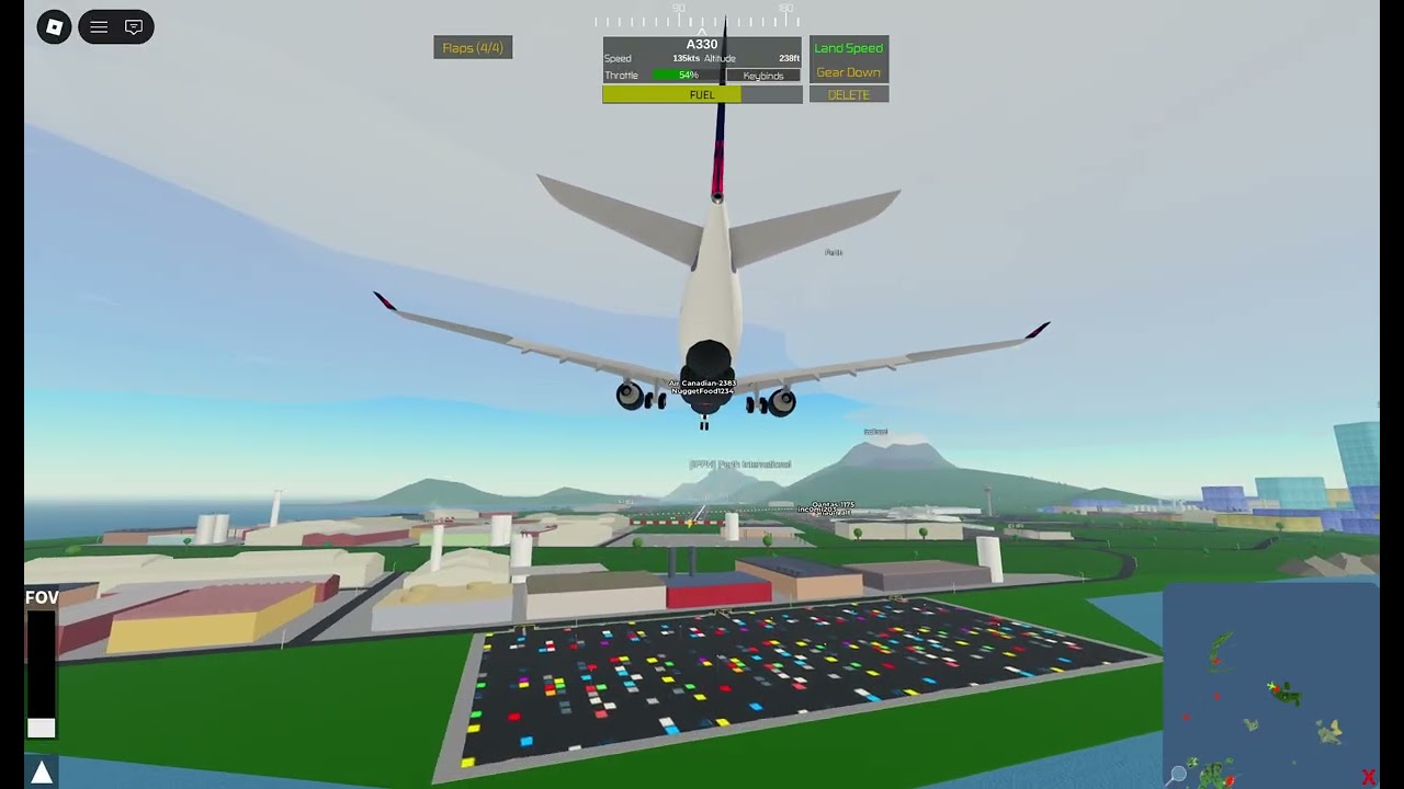 Butter landing