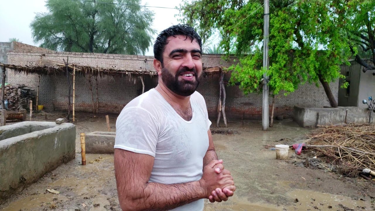 Rain In Punjab Part 3 | PAKISTANI Village Rural Life