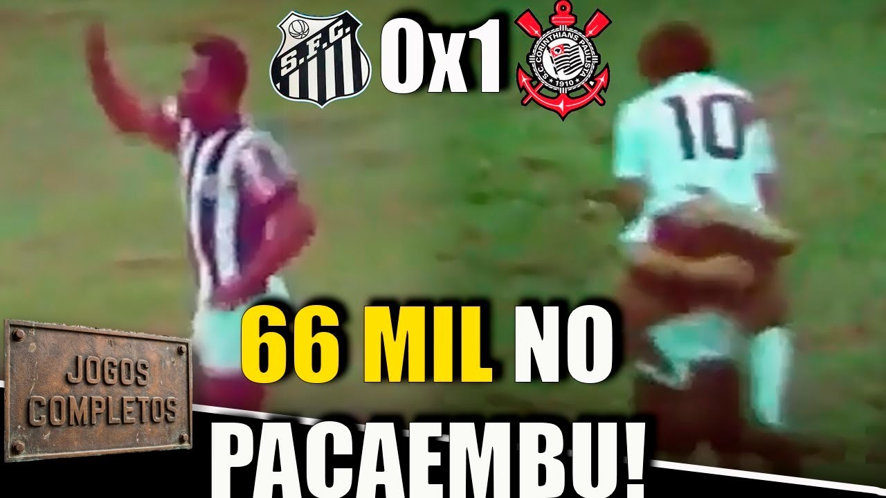 Na DESPEDIDA DE PELÉ, Brilhou o REIZINHO RIVELLINO! - Santos 0x1 Corinthians (1974)