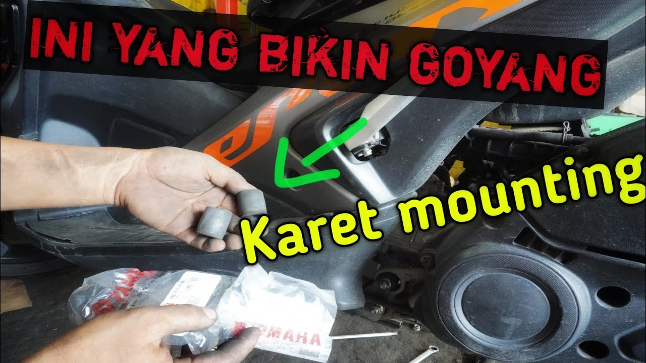 Cara ganti engine mounting AEROX 155, ternyata mudah. #Darmenmotor #aerox #aeroxowners