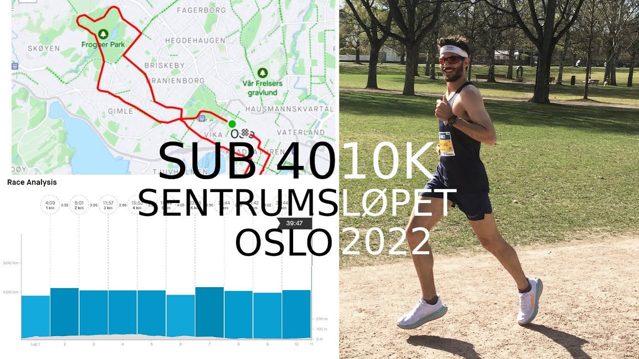 Sentrumsløpet Sub 40 Race Report // 2022