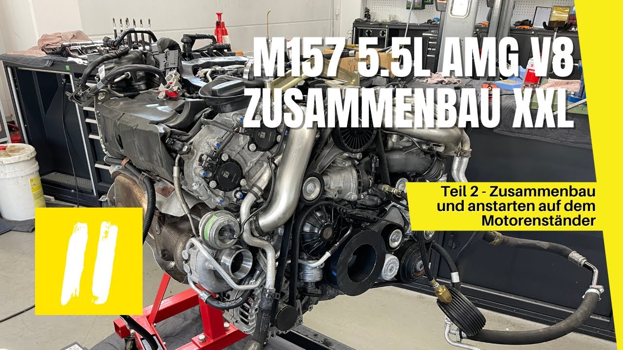 M157 AMG V8  Teil 2 - Aufgebaut und angestartet