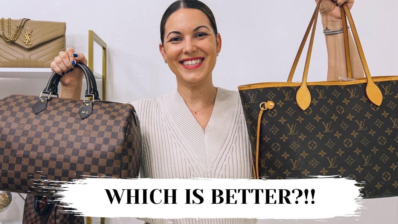LOUIS VUITTON SPEEDY 35 VS NEVERFULL MM COMPARISON 👜 which of the two would I recommend?| mrs_leyva