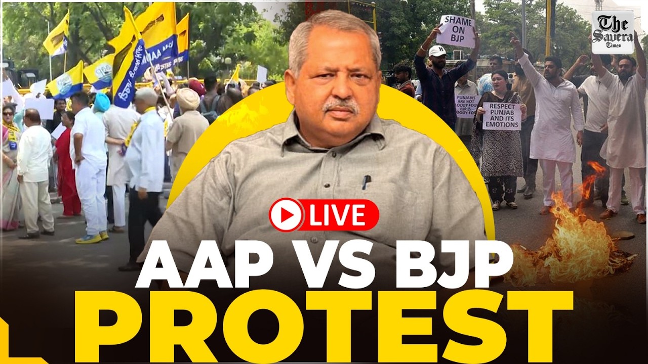 LIVE | AAP Protests Outside Chandigarh BJP Office Over &ldquo;Punjabis&rdquo; Remark by BJP Chief