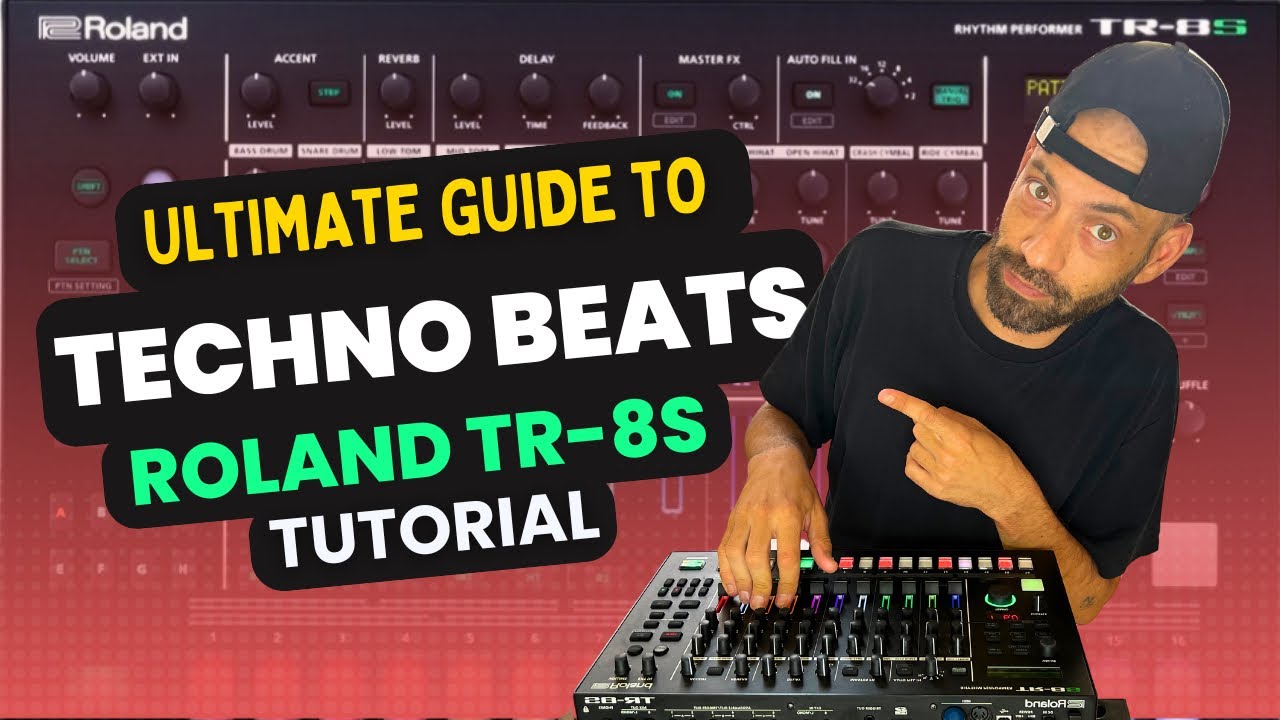 [Урок] 3-минутный Roland TR-8S: пошаговое руководство по созданию техно-битов