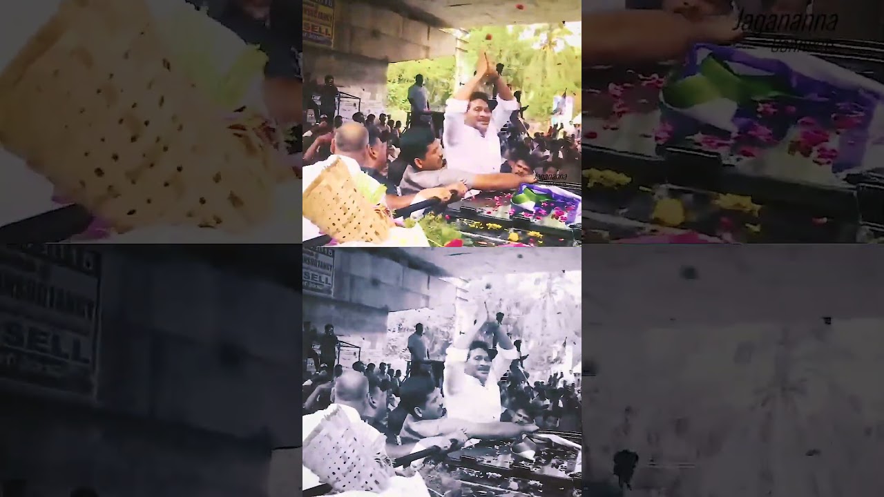 The crowd The music The emotion❤️🎵🎶 Jagananna Agenda song echoed as fans celebrated in front of YSJ