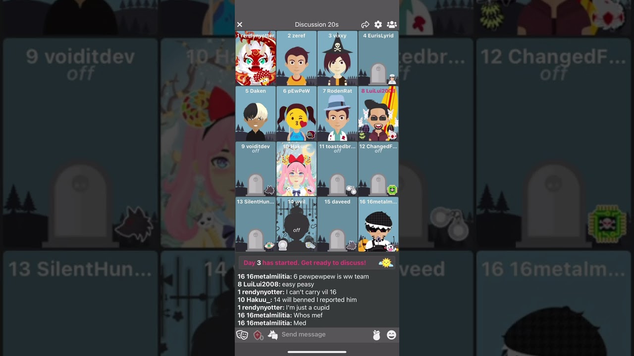 Учебное пособие по игре в Wolvesville, также известную как игра про оборотней.