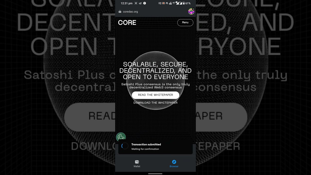 #CORE&nbsp;Mining Withdrawal  - How to transfer CORE Coin in Metamask Wallet #crypto #btcsupdate