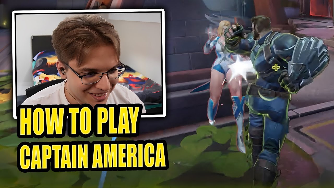 Necros Smurfs in Bronze Teaching HOW TO PLAY Captain America | Marvel Rivals