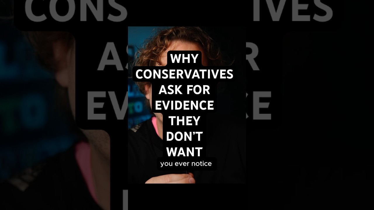 Conservatives Ask for Evidence They Don't Want #psychology #politics #trump #lucasbean