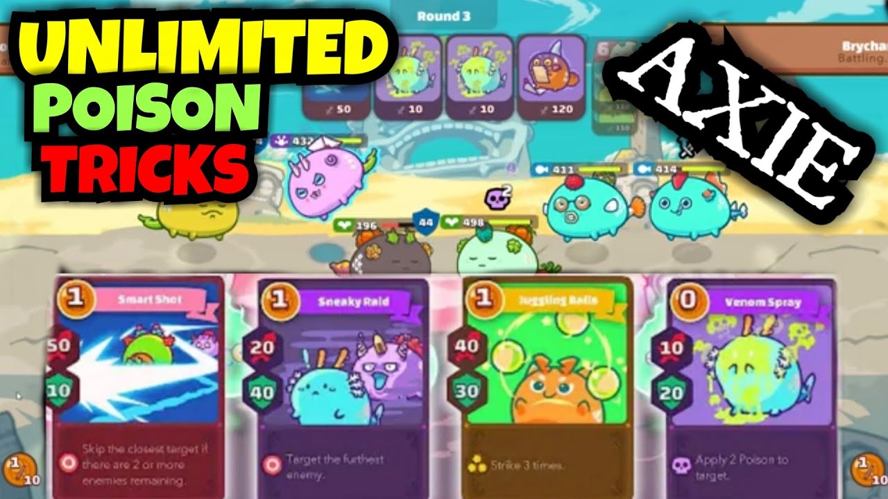 AXIE INFINITY TOP RANK UNLIMITED POISON .. CHUTHULHU