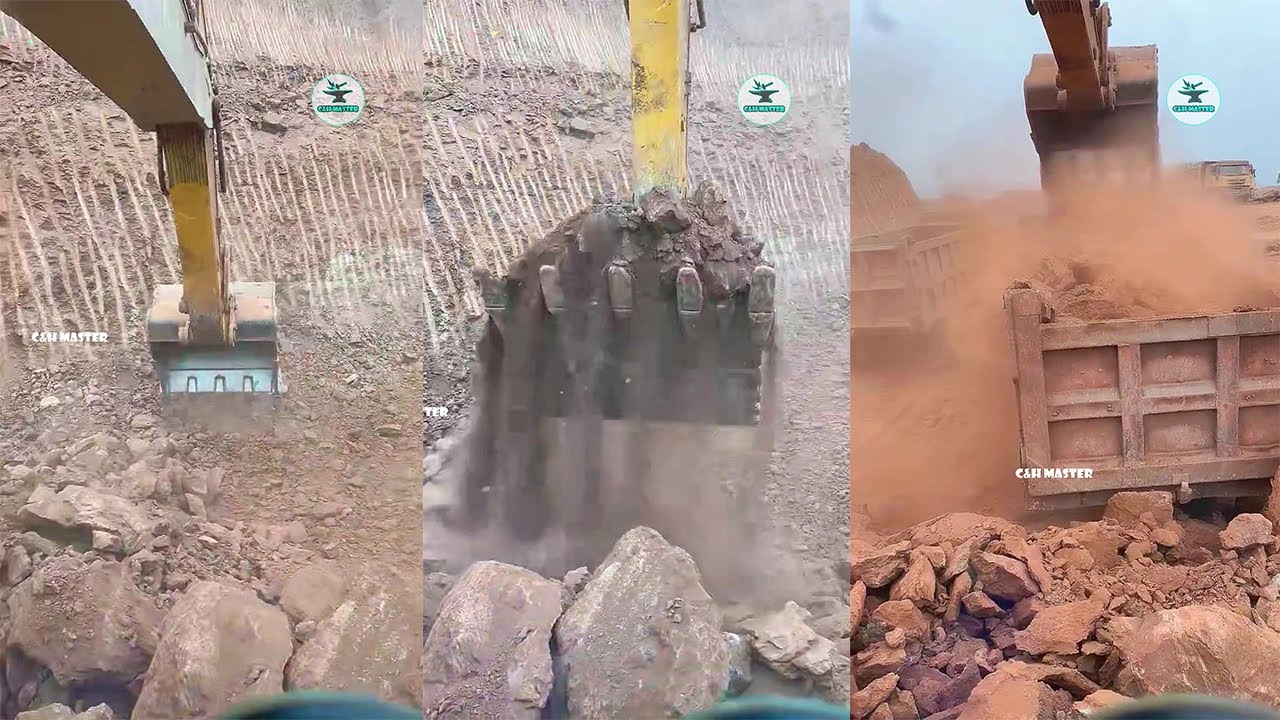 The Process Of Soil Excavation And Transportation P1409