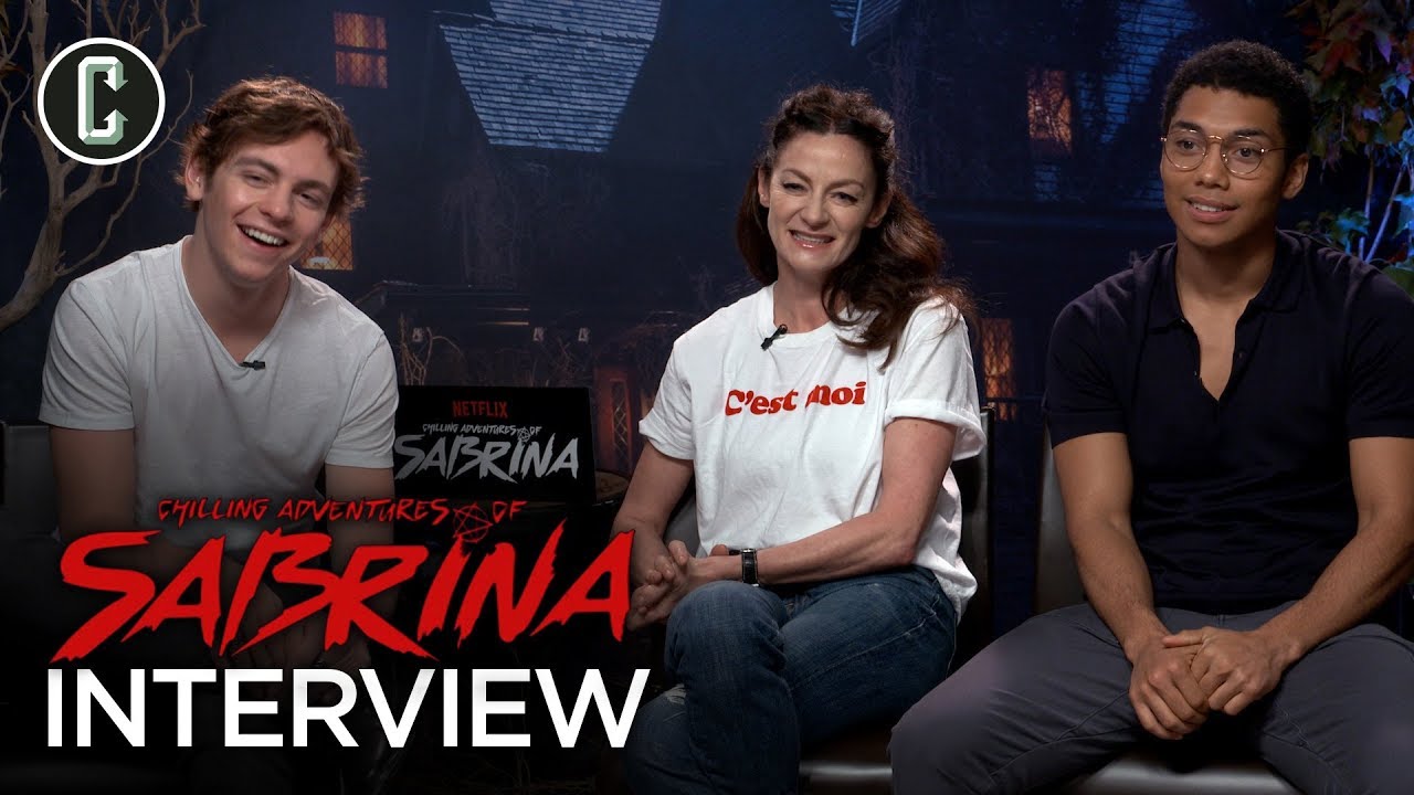 Chilling Adventures of Sabrina Cast Interview: Ross Lynch, Michelle Gomez, Chance Perdomo