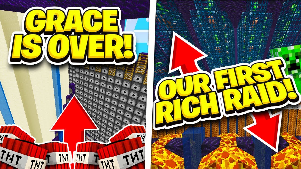 Grace Is Over! **RICH RAID** | Minecadia Factions