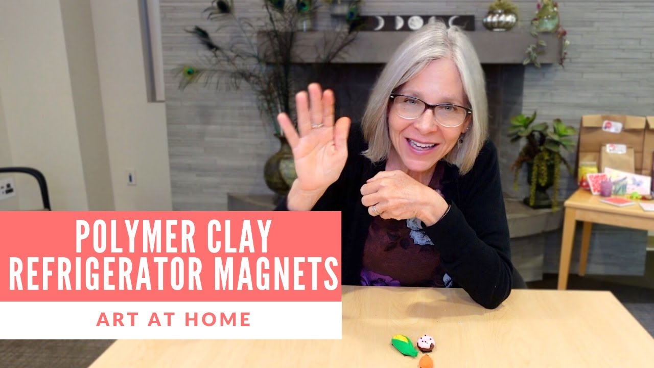 Art at Home 023 - Polymer Clay Refrigerator Magnets