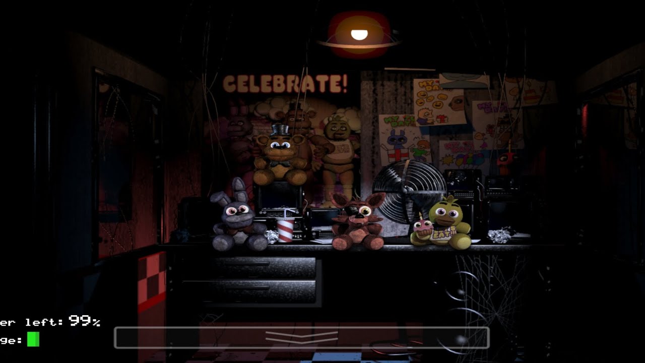 Играем в  Fnaf!!! 