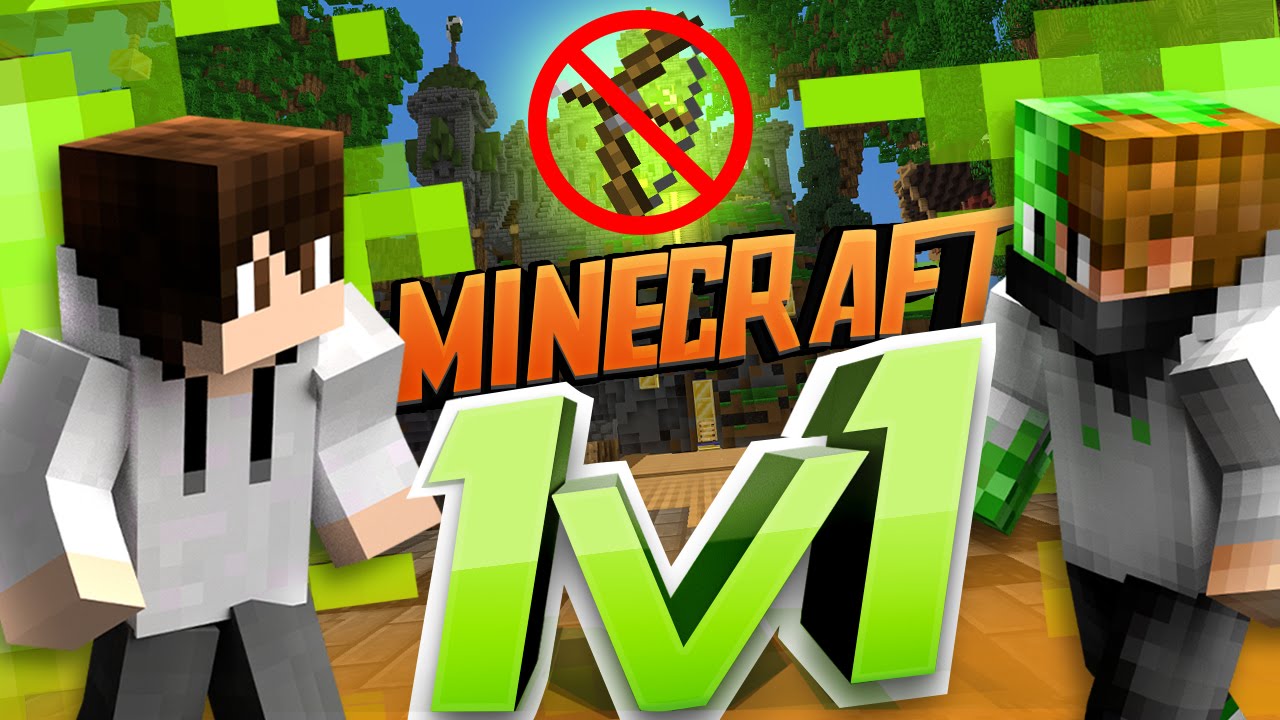 Minecraft PvP 1v1: NO BOW Build UHC! (w/ CreeperFarts)