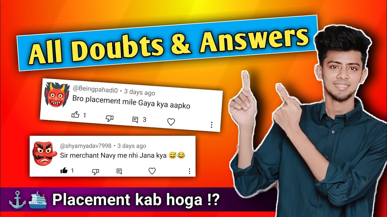 All Doubts & Answers from Comments regarding Merchant Navy ⚓⛴️ || Skylar Rohit
